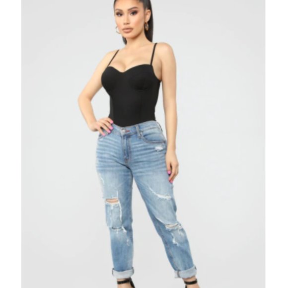 Fashion Nova-Came For More Bodysuit - Black Small - Picture 2 of 9